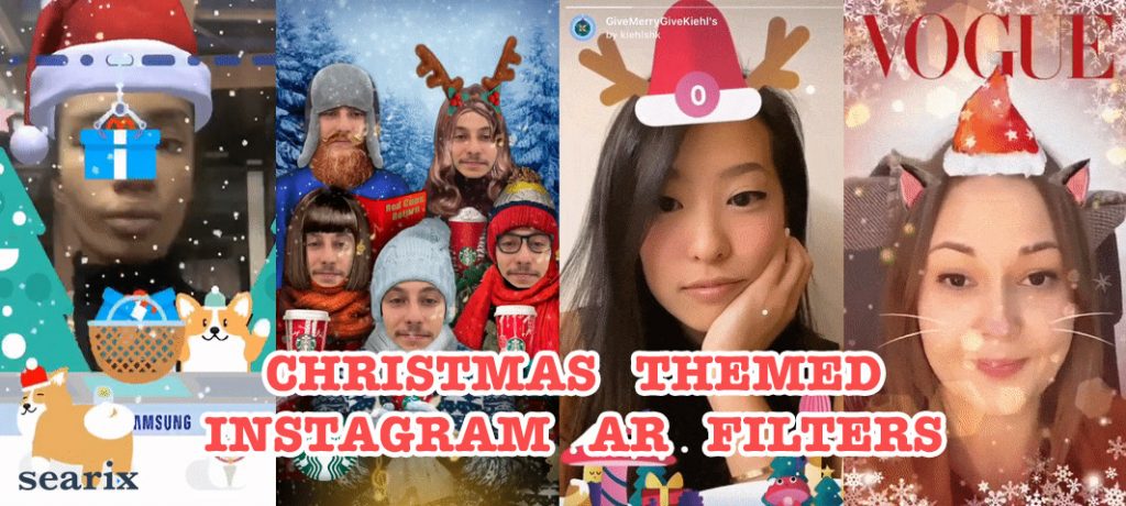Christmas Themed Instagram AR Filters Blog Post